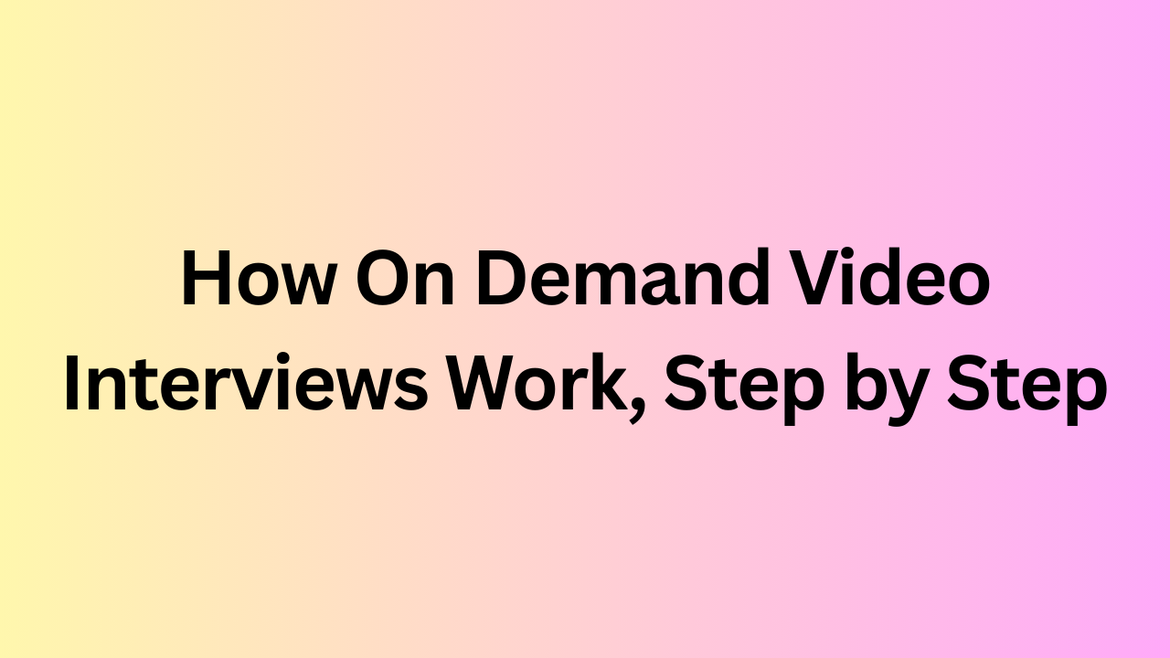 Video Format Interview Complete Interview Prep